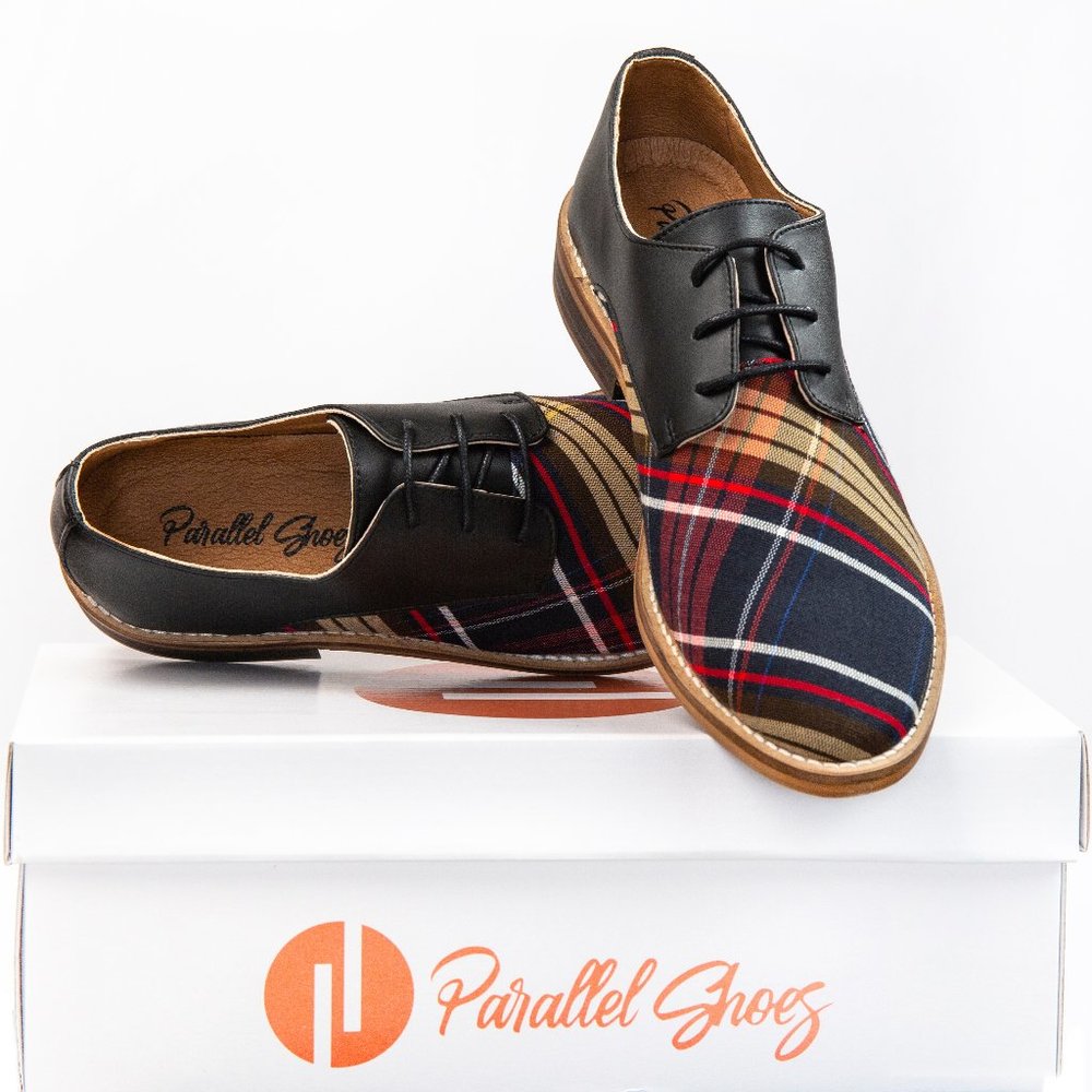 Plaid Plaintoe Oxford - Emerge Collection - Picture 3 of 6